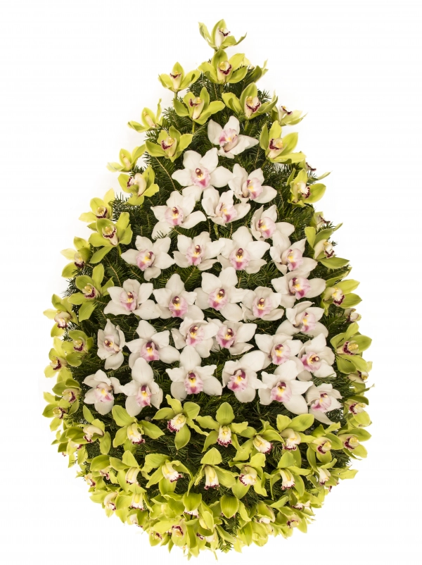 Coroana funerara orhidee cymbidium